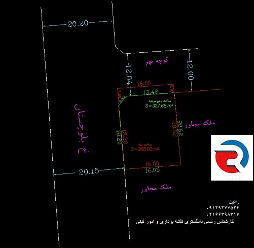 نقشه utm دو خطی برای شهرداری منطقه 1 و 2 تهران